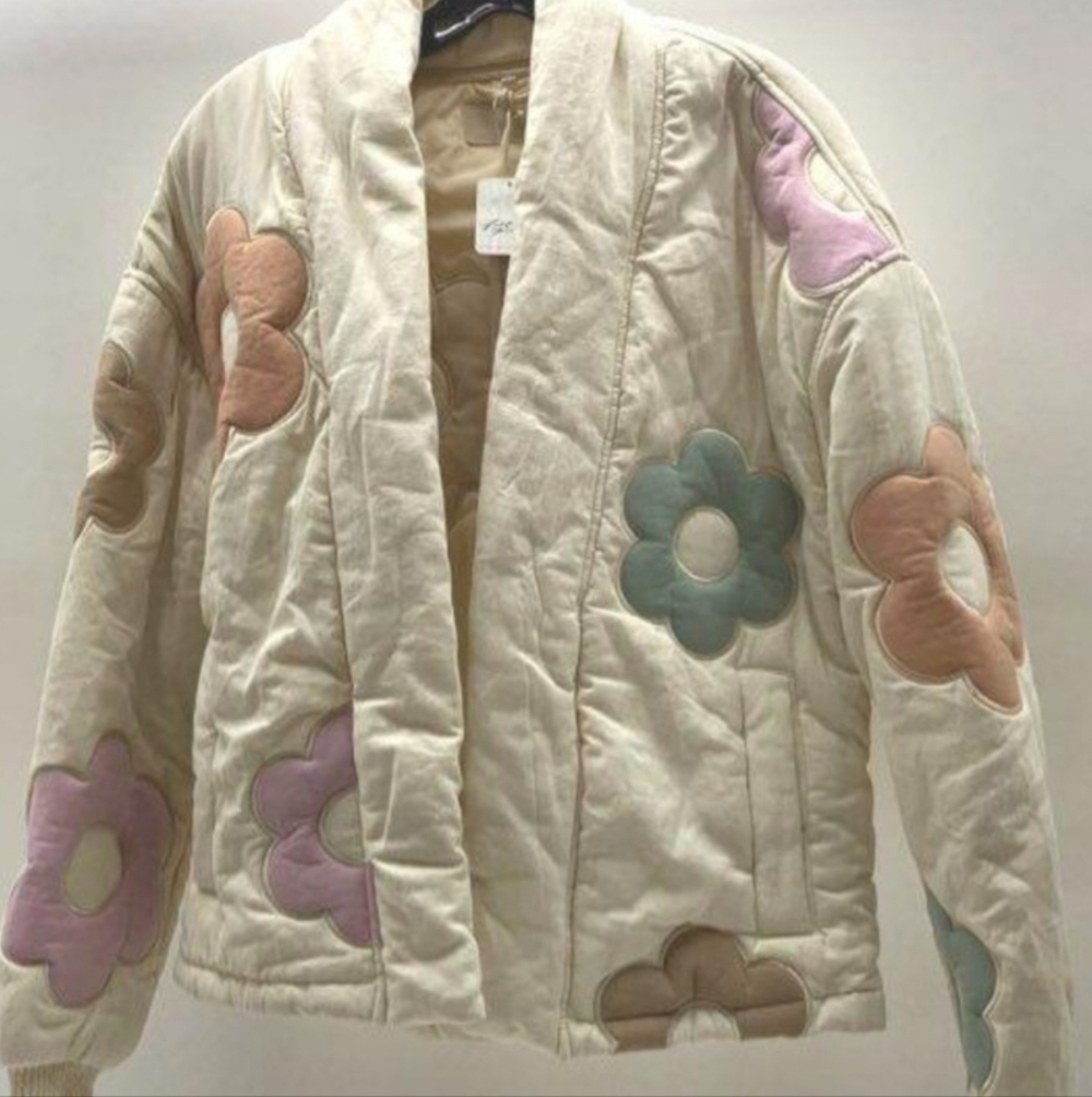 NWT Free People Flower Bath Jacket - Picture 6 of 9